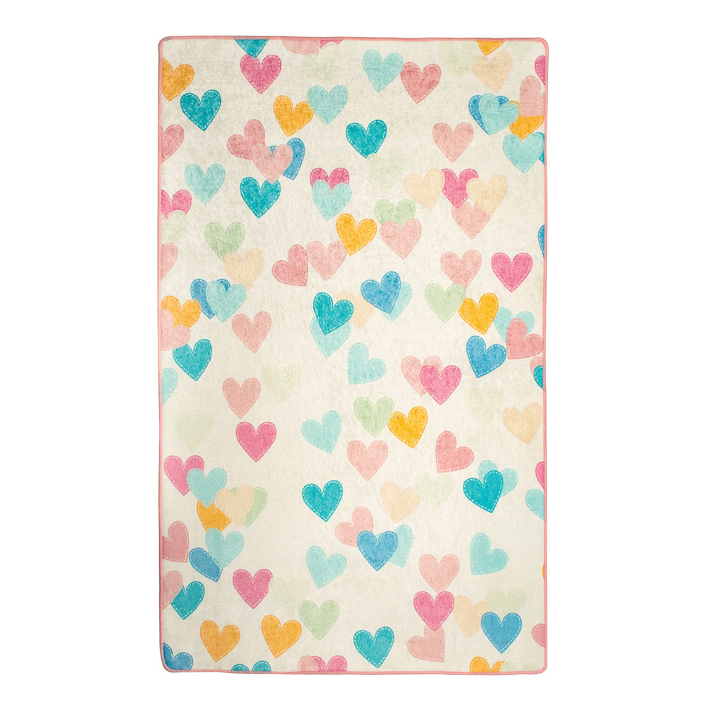 Dywan do pokoju dziecięcego Dinkley Serca 140x190 cm - zdjęcie 1