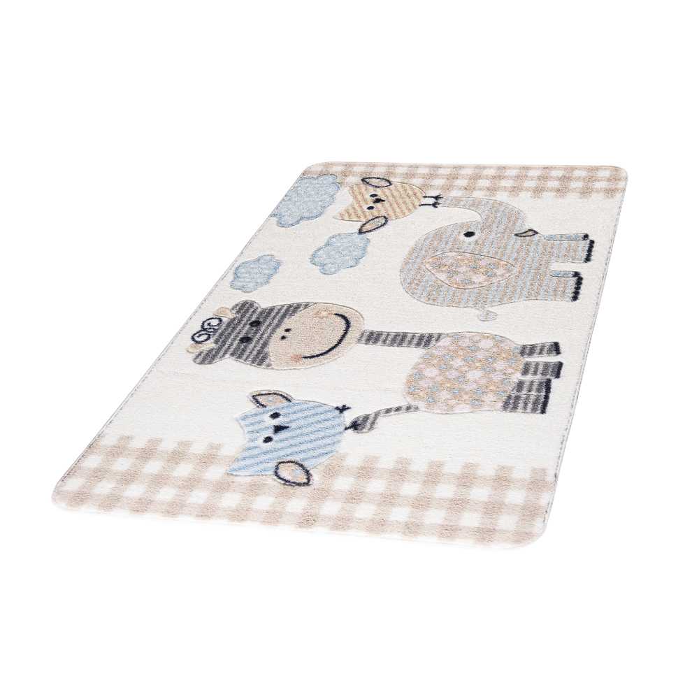 Dywan Pastelowe zwierzaki 133x190 cm - zdjęcie 1