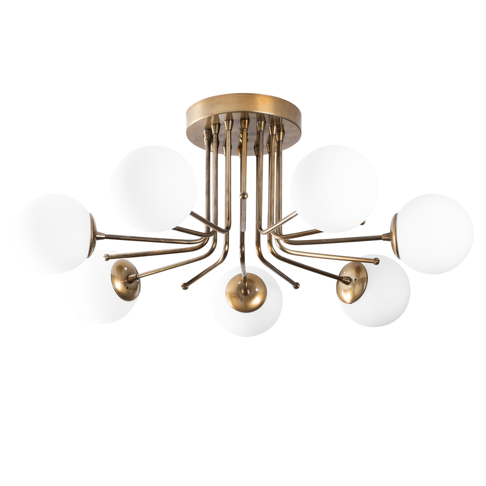 Żyrandol Murrayana x7 na bazie koła - zdjęcie 1