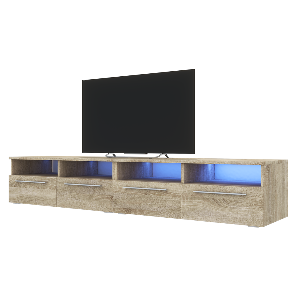 Szafka RTV Phiris Double Dąb sonoma - zdjęcie 13