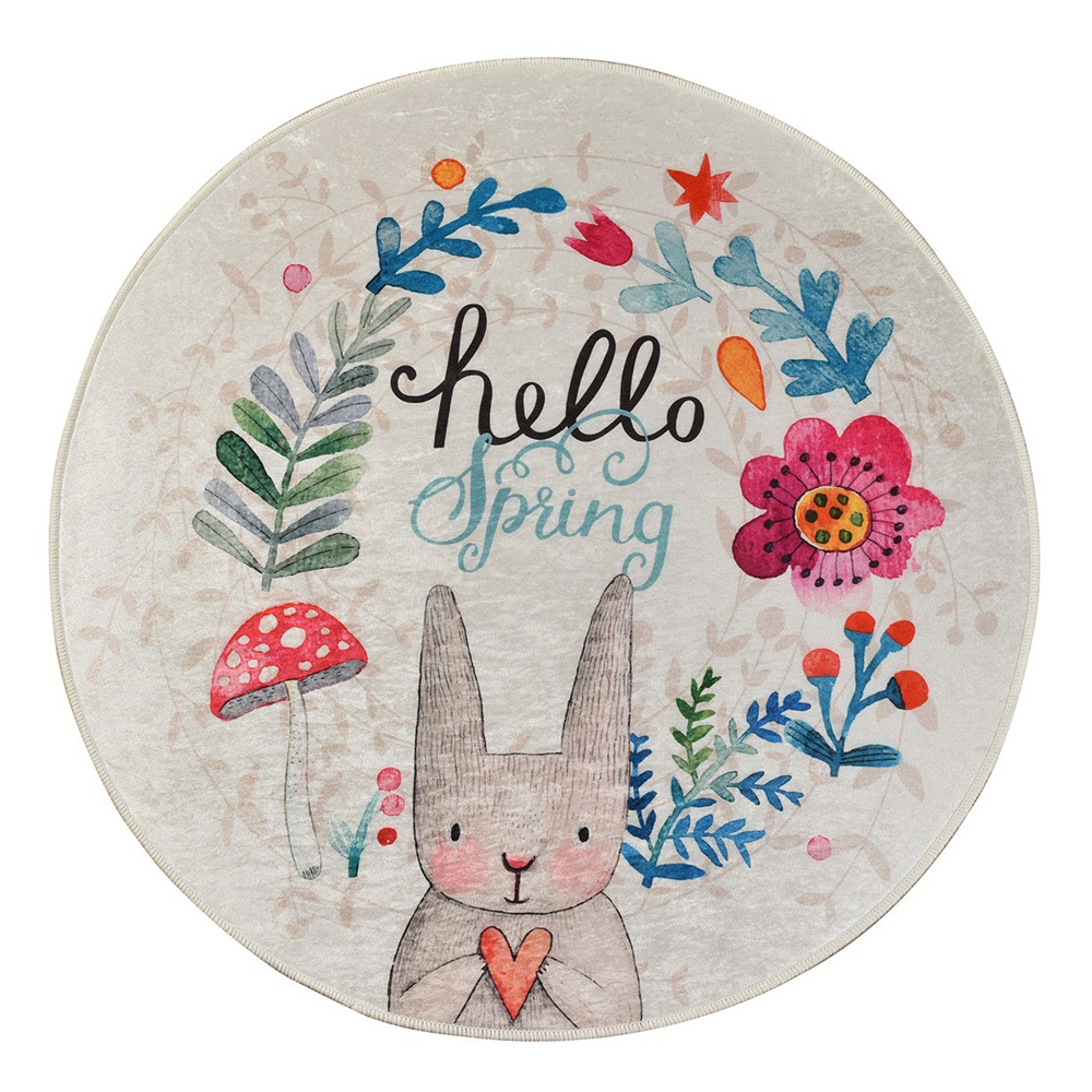 Dywan do pokoju dziecięcego Dinkley Wiosna średnica 200 cm - zdjęcie 1