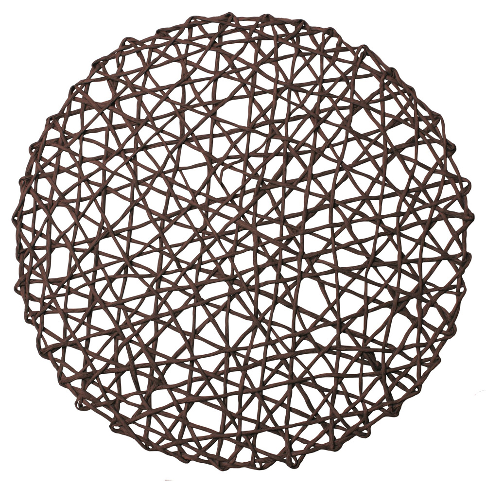 Podkładka pod talerz Hellrosa średnica 38 cm brązowa - zdjęcie 1