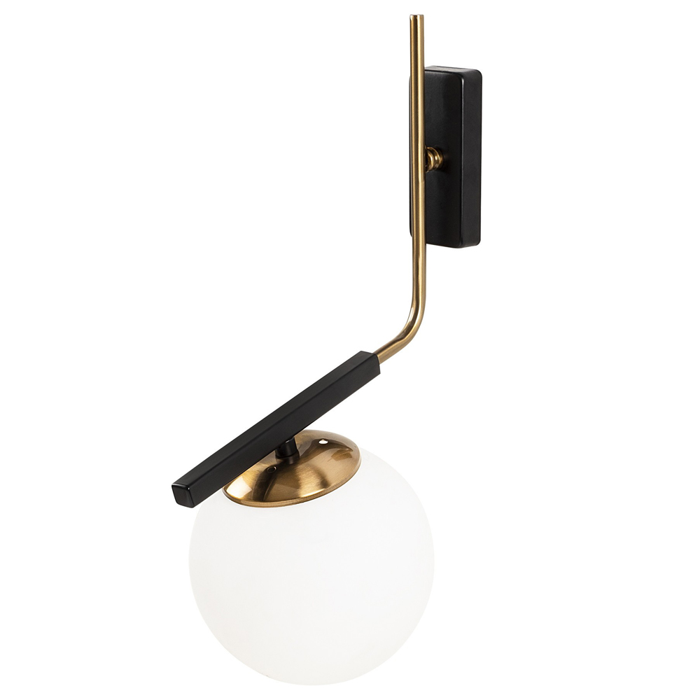 Kinkiet ścienny Amarantis czarno-miedziany - zdjęcie 1