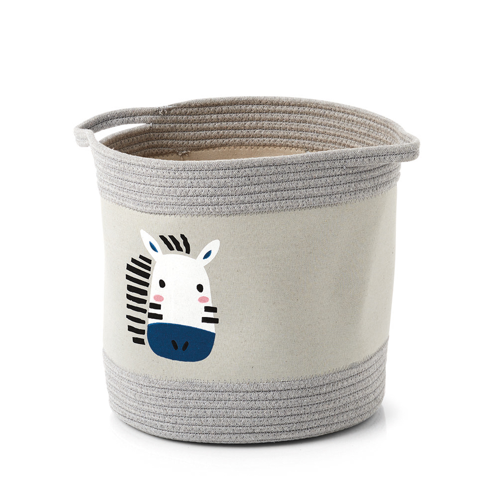 Koszyk Kidero szary z zebrą - zdjęcie 1