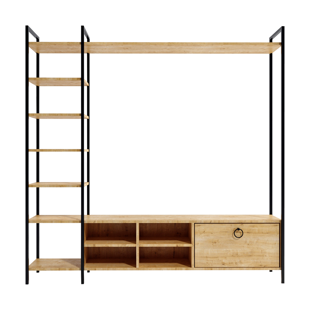 Komoda RTV Motal 180 cm dąb - zdjęcie 1