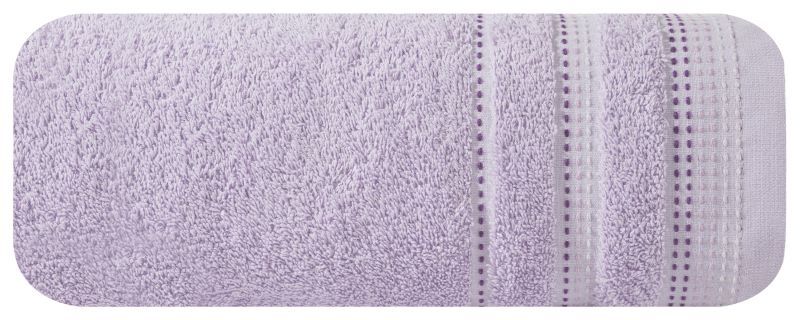 Ręcznik bawełniany Ollechio liliowy - zdjęcie 1