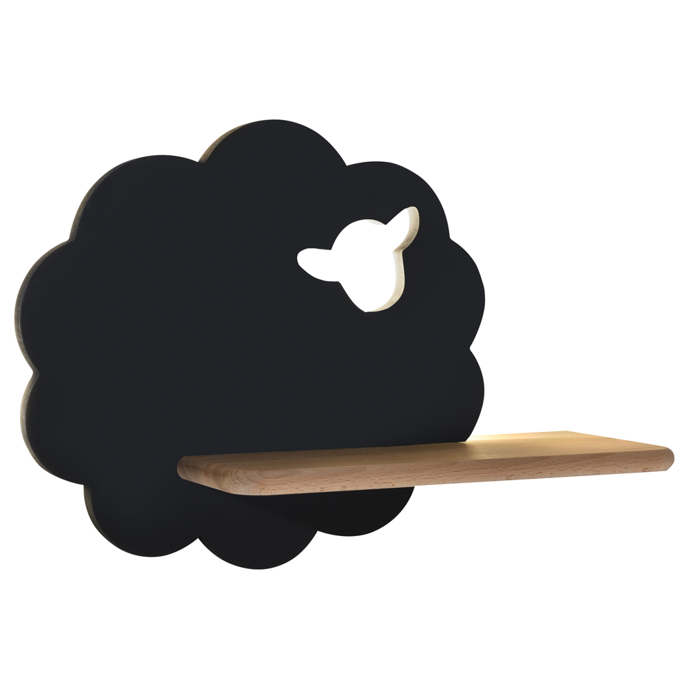 Kinkiet ścienny do pokoju dziecięcego Dreamie owieczka czarny - zdjęcie 1