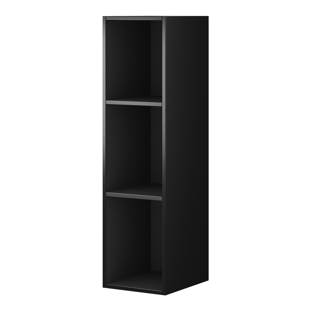 Regał na książki Monterry wiszący czarny - zdjęcie 1