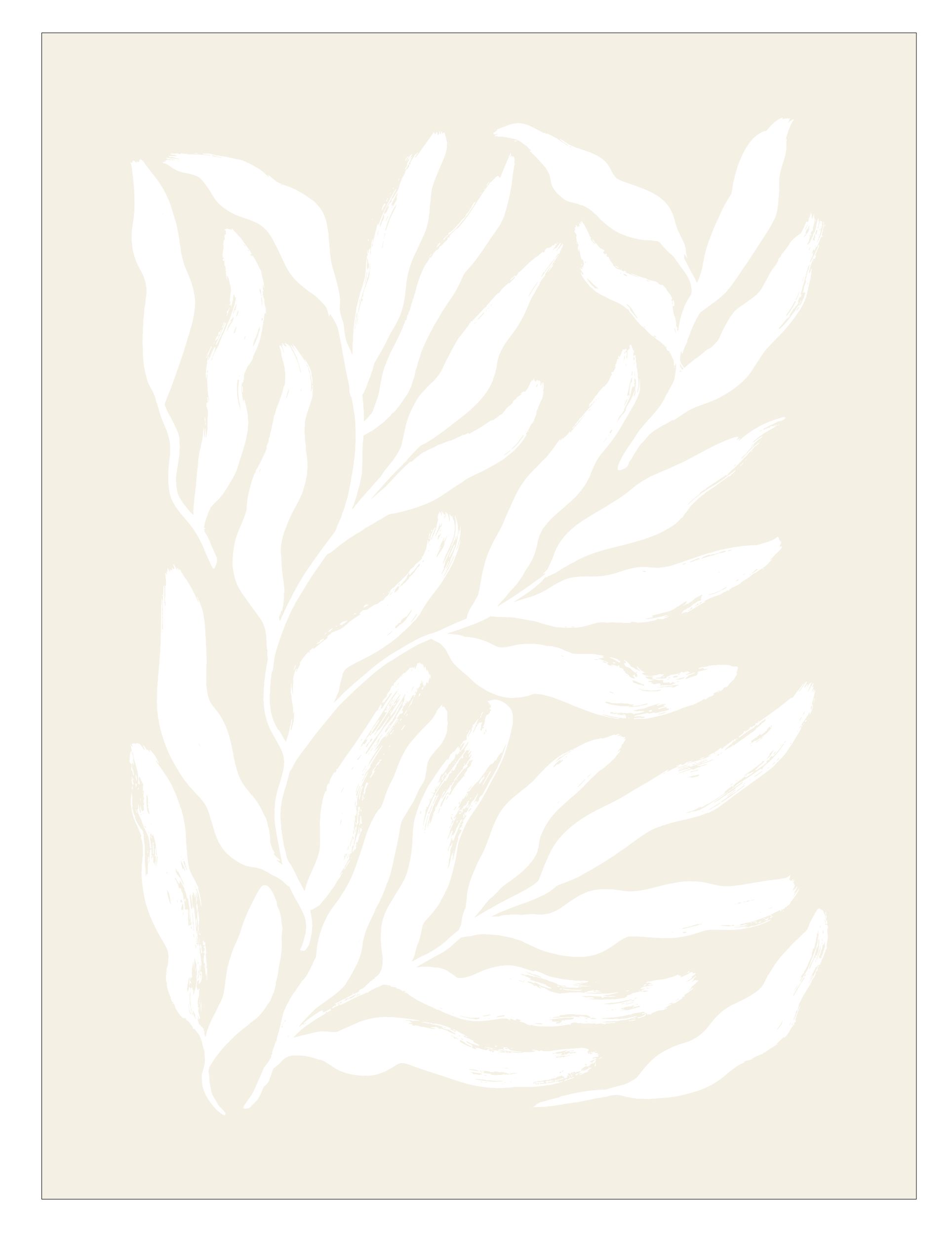 Plakat Świetliste listki 70x50 cm - zdjęcie 1