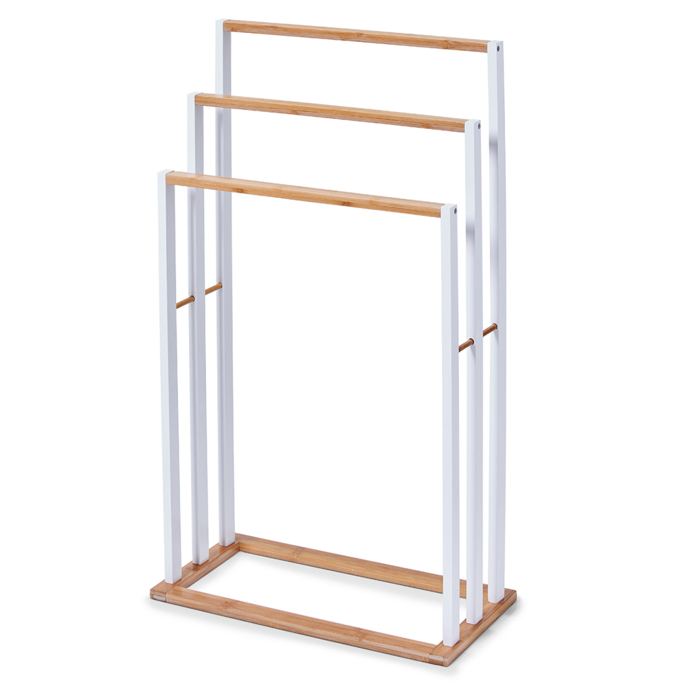 Wieszak na ręczniki Skanie biały 48x82 cm - zdjęcie 1