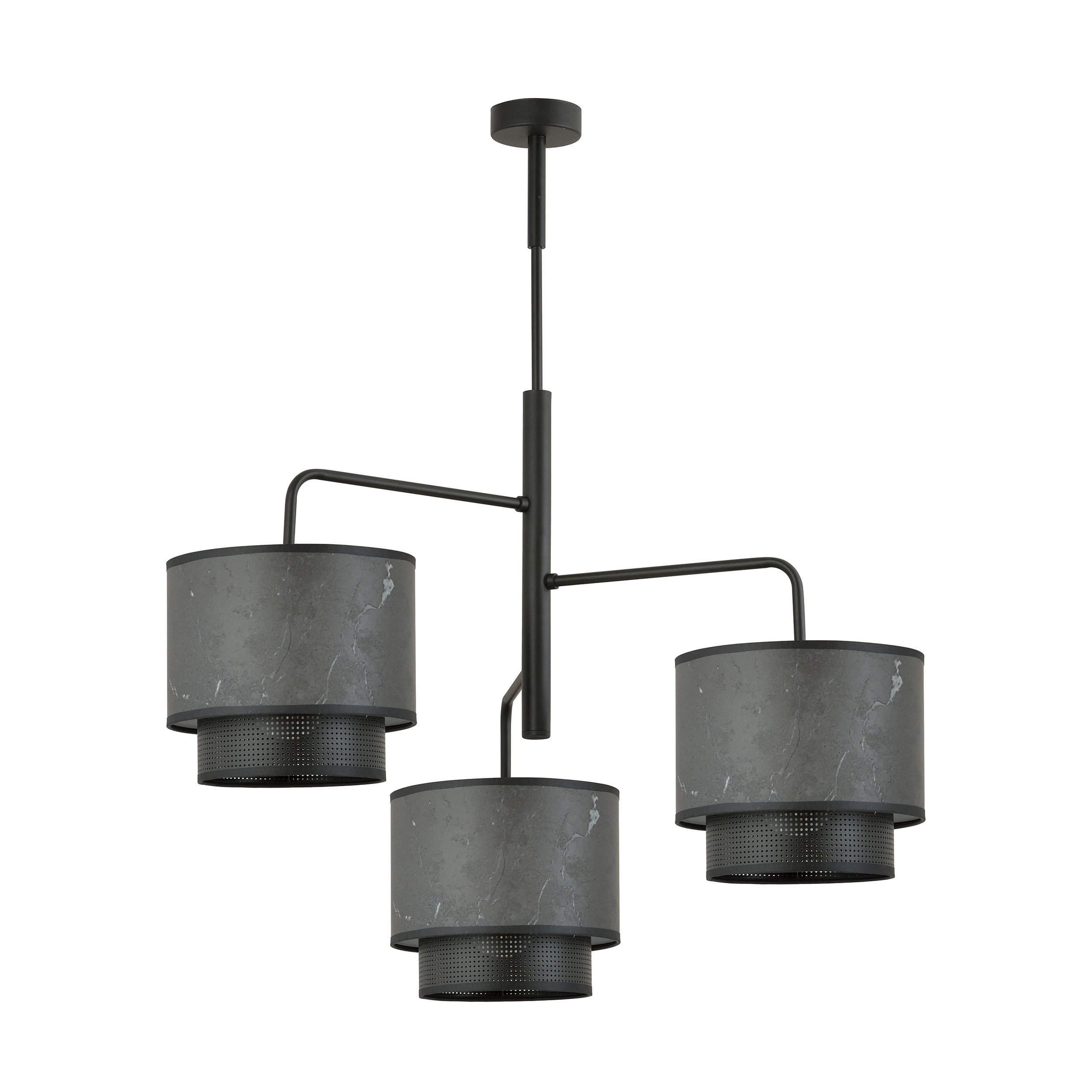Lampa wisząca Thally x3 czarny marmur - zdjęcie 1