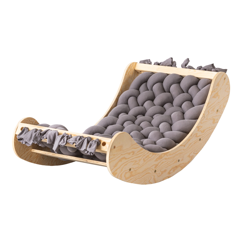 Kołyska dziecięca Balata ciemnoszara - zdjęcie 1