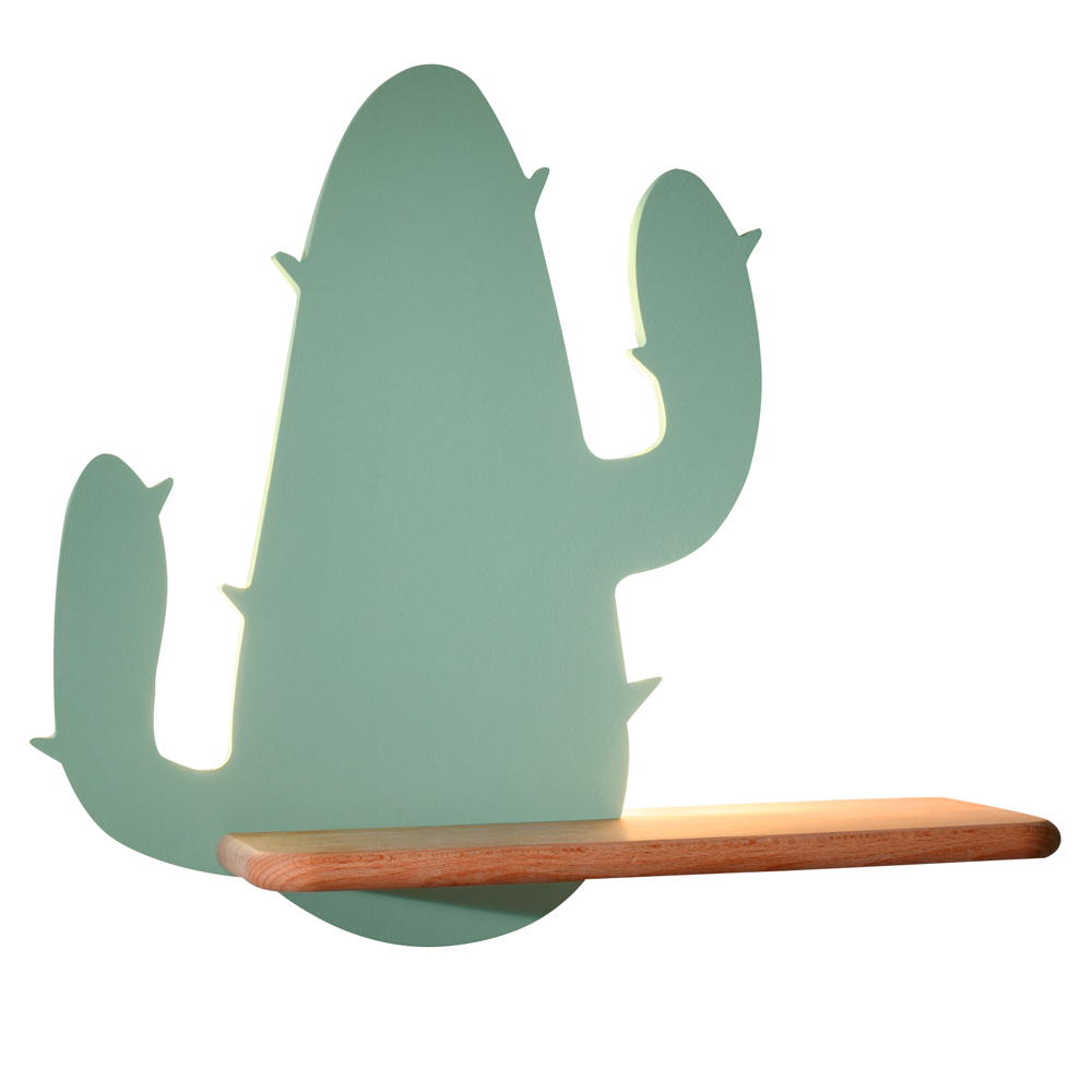 Kinkiet ścienny do pokoju dziecięcego Dreamie kaktus zielony - zdjęcie 1