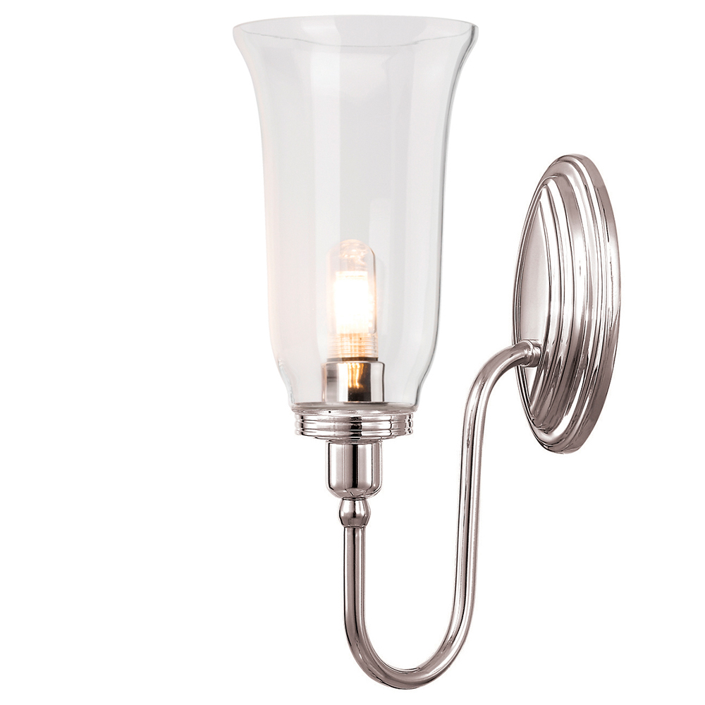 Kinkiet ścienny Blaik w kształcie lampionu nikiel - zdjęcie 1