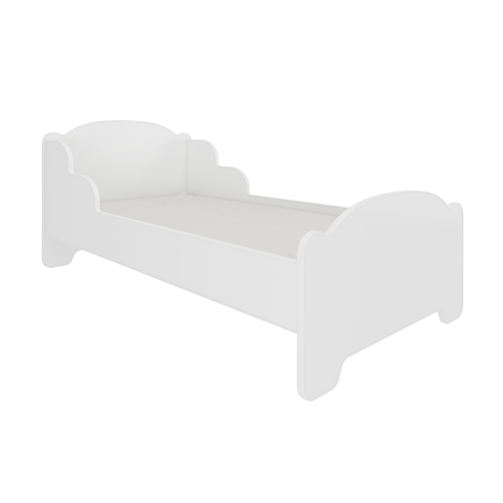 Łóżko dziecięce Chadwi 160x80 cm białe - zdjęcie 1