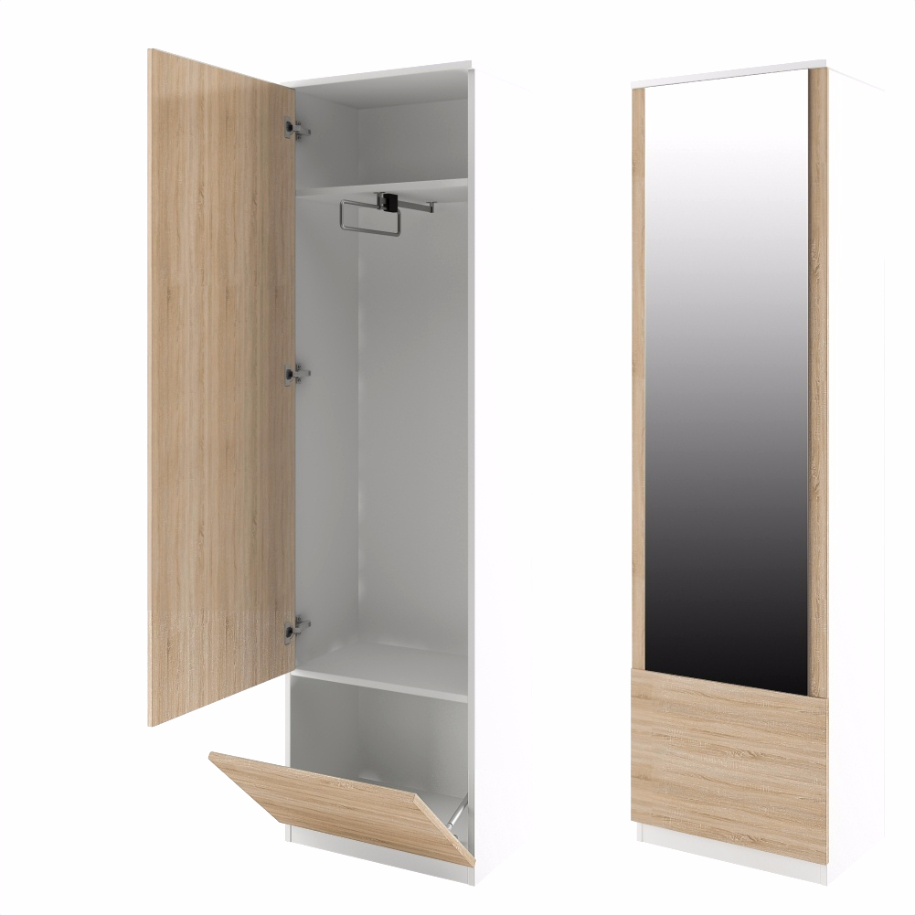 Szafa Ariada wąska z lustrem - zdjęcie 1