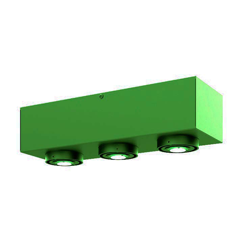 Lampa sufitowa Boxie x3 LEGO zielona - zdjęcie 1