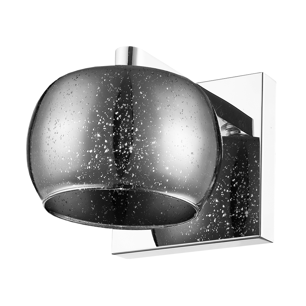 Kinkiet Tiffany średnica 13 cm srebrny - zdjęcie 1