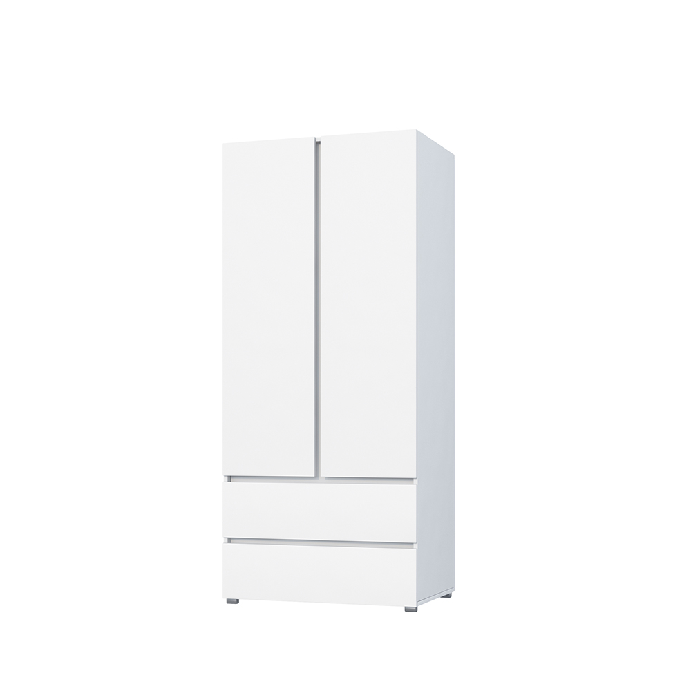 Szafa dwudrzwiowa Hellnar z szufladami - zdjęcie 1