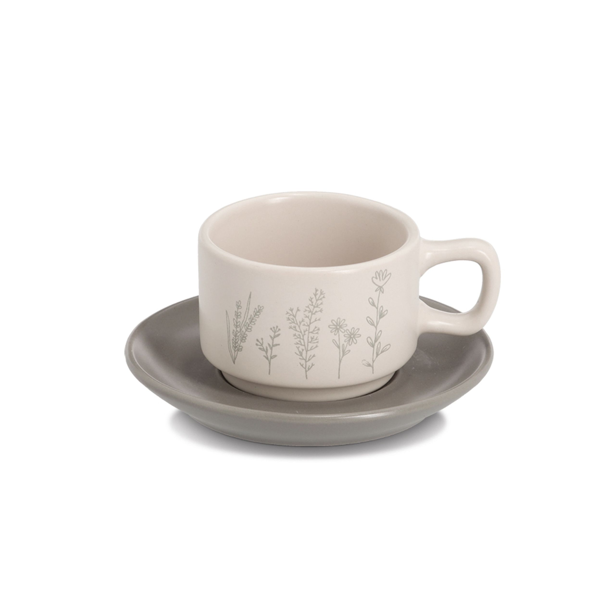 Zestaw 4 filiżanek do espresso Daugha wielokolorowe
