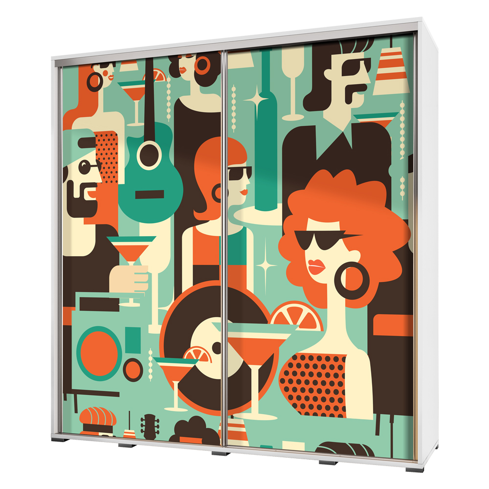 Szafa Wenecja 205 cm Retro prywatka - zdjęcie 1