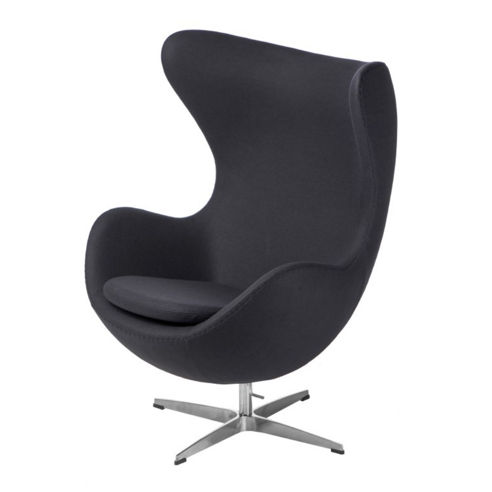 Fotel Jajo grafitowy