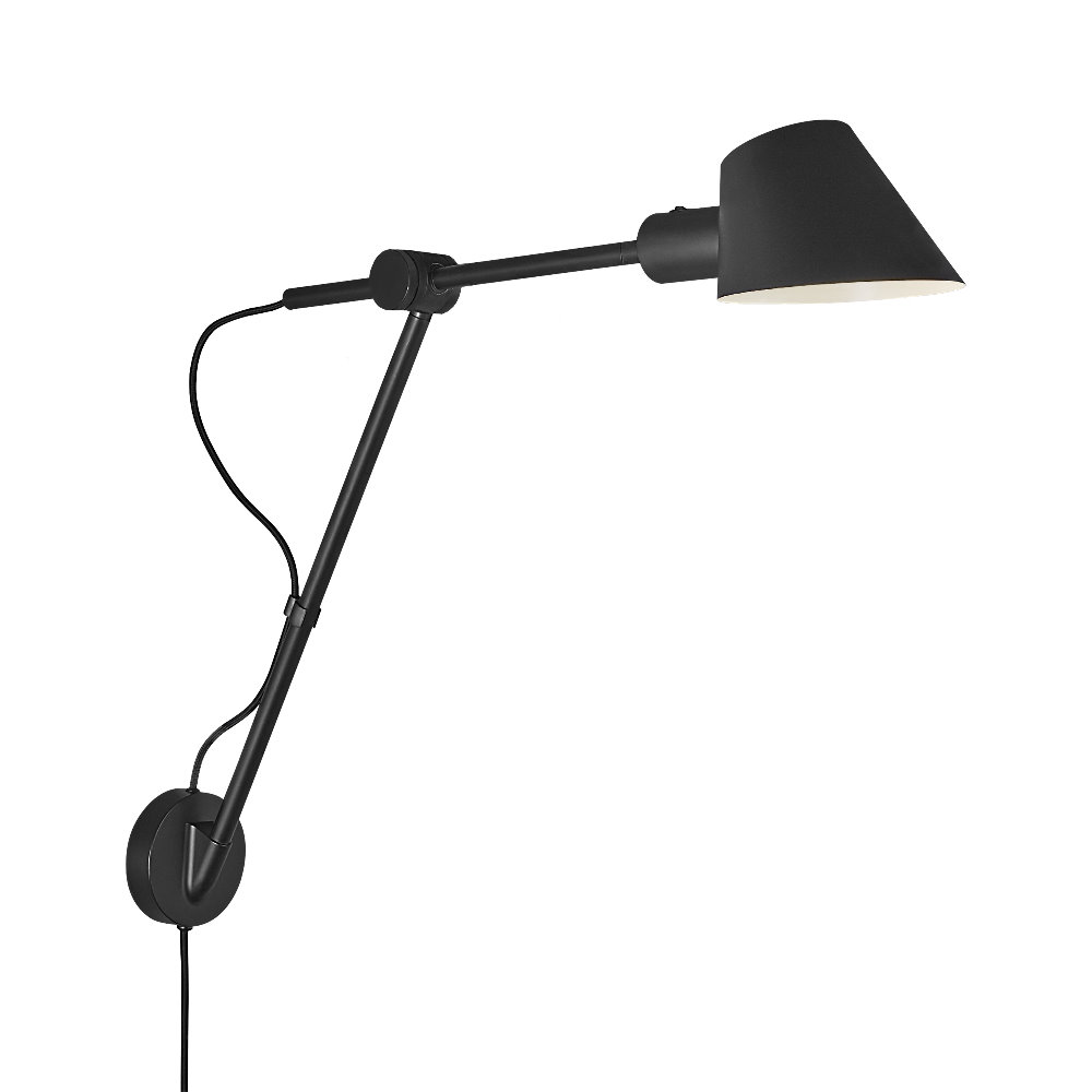 Kinkiet ścienny Stay Long czarny z regulowanym ramieniem - zdjęcie 1