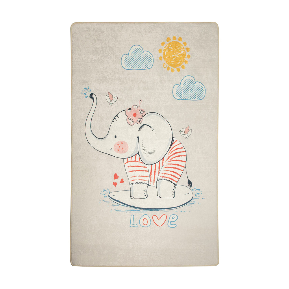 Dywan do pokoju dziecięcego Dinkley Ślicznotka szary 100x160 cm - zdjęcie 1