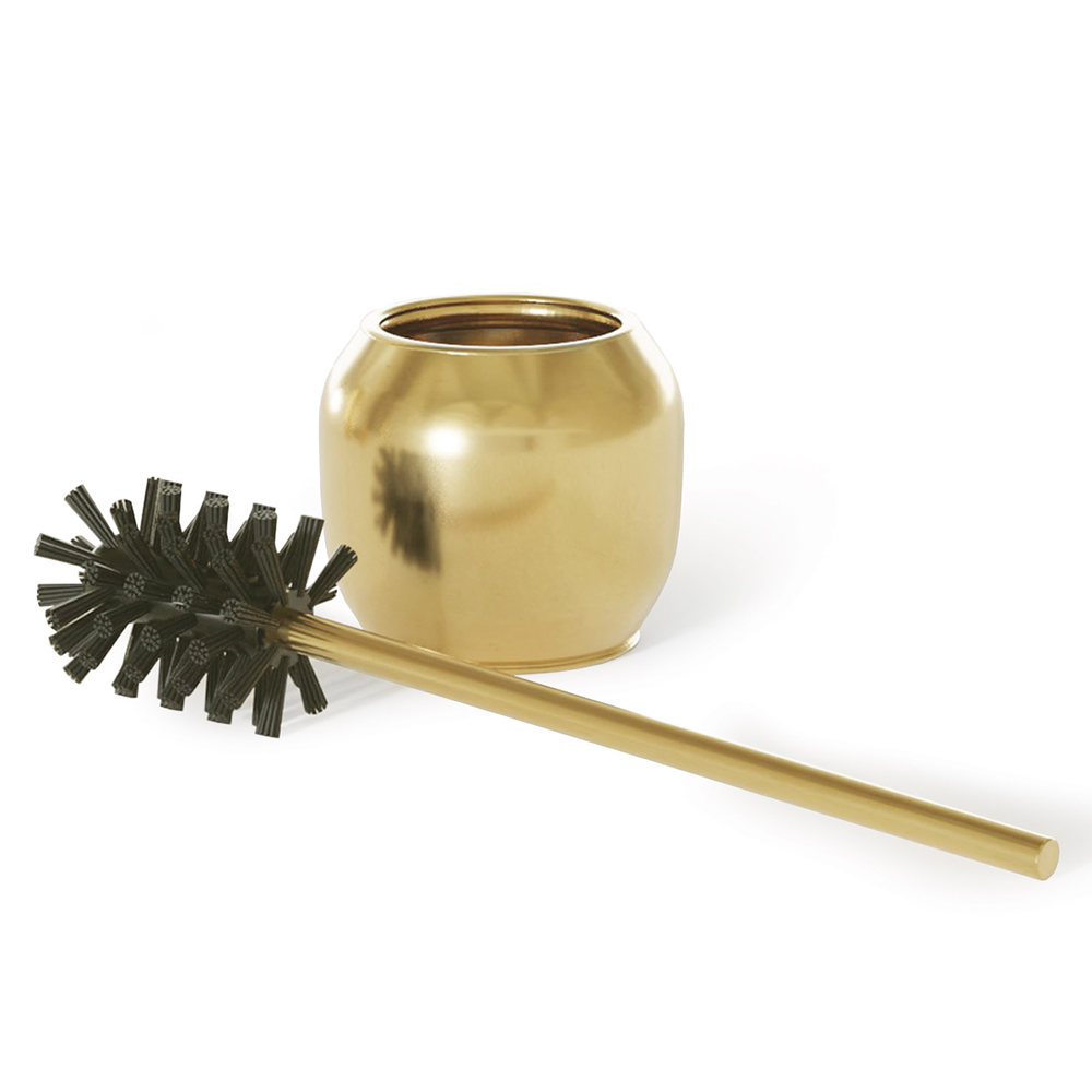 Szczotka do WC Kegon złota - zdjęcie 1