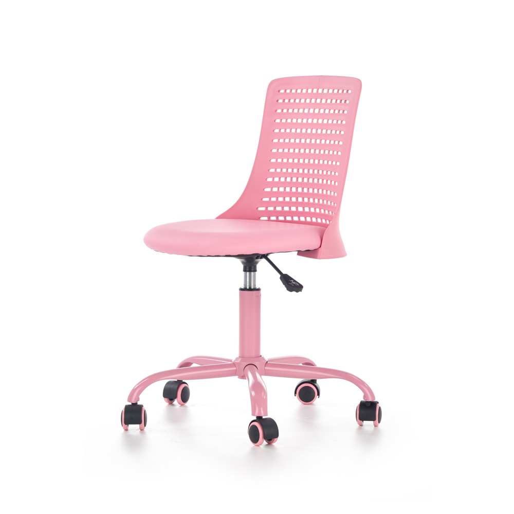 Fotel biurowy Gedici różowy - zdjęcie 1