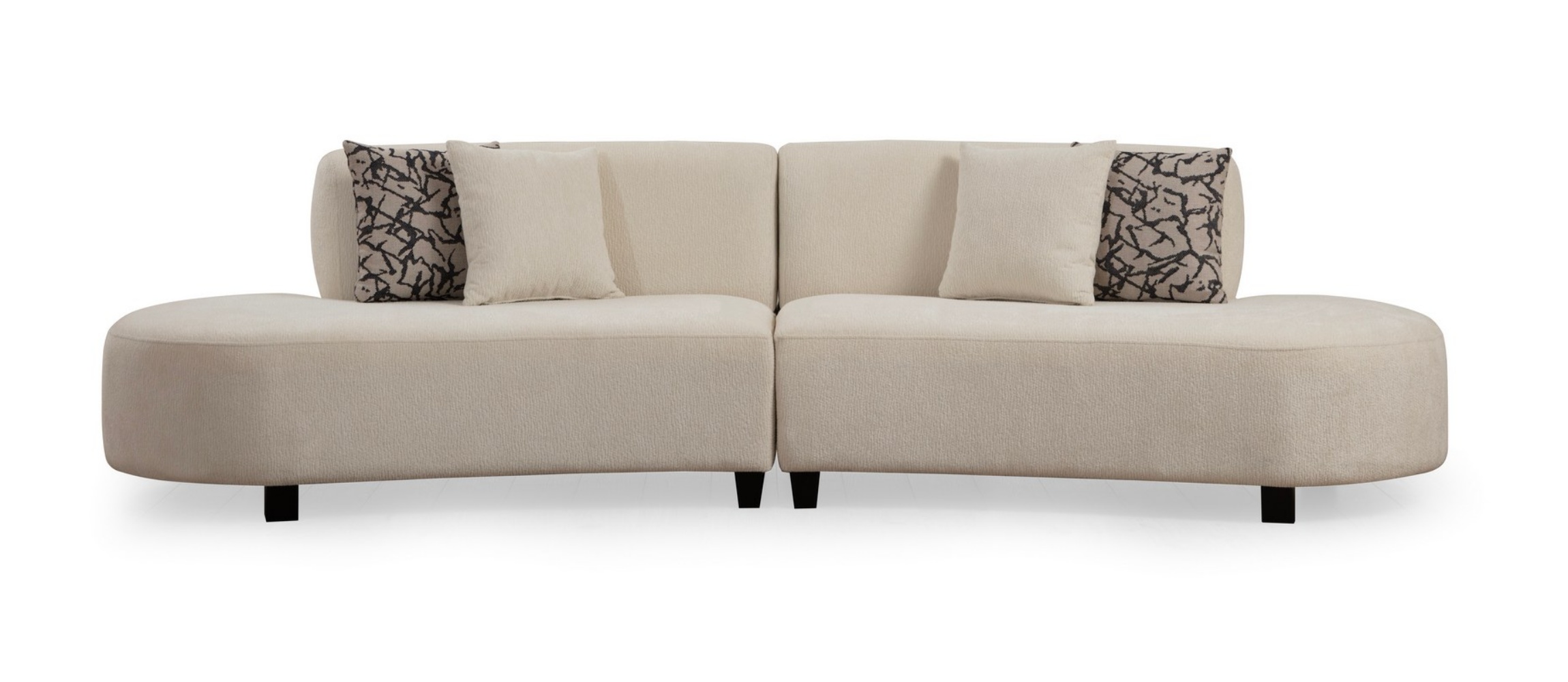Sofa modułowa Shavoid 300 cm  kremowa - zdjęcie 1