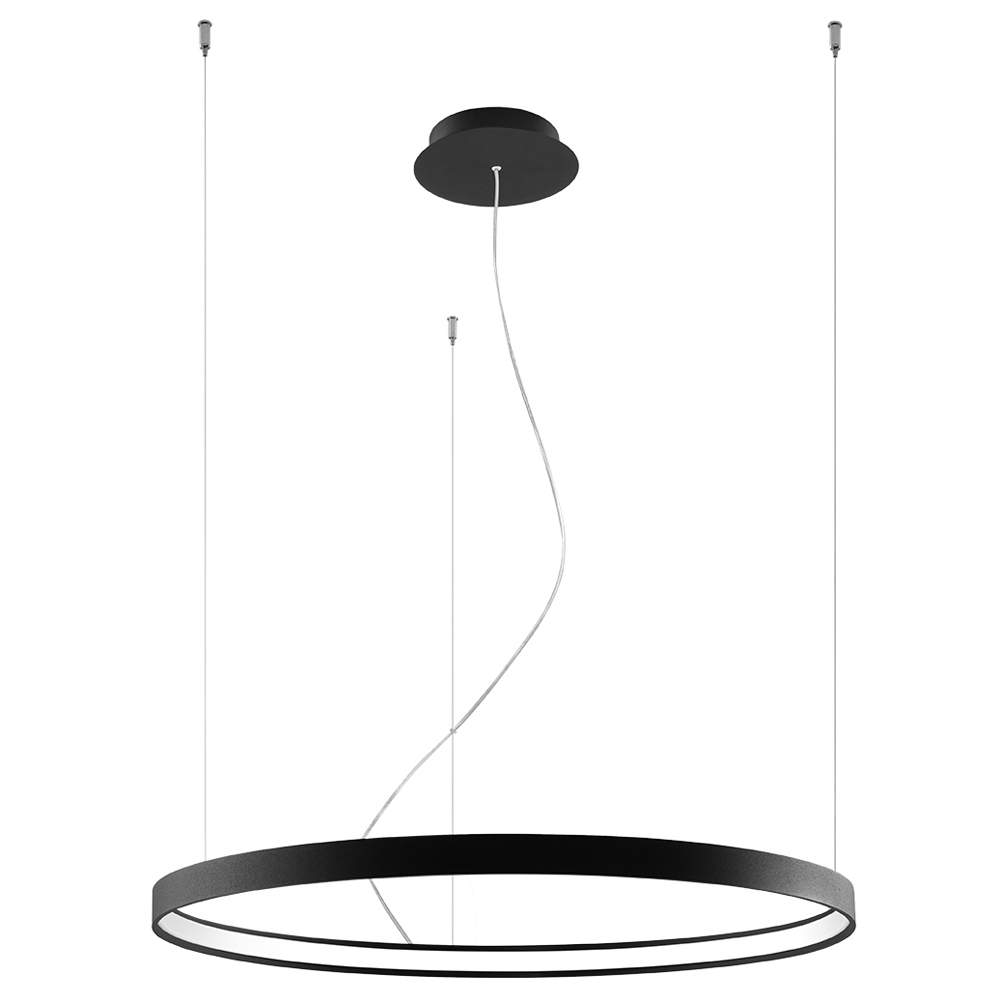 Żyrandol Retore średnica 78 cm 3000K czarny - zdjęcie 1