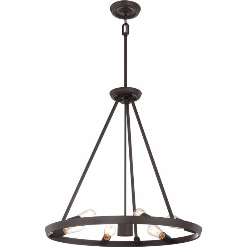 Żyrandol Theater Row bronze - zdjęcie 1