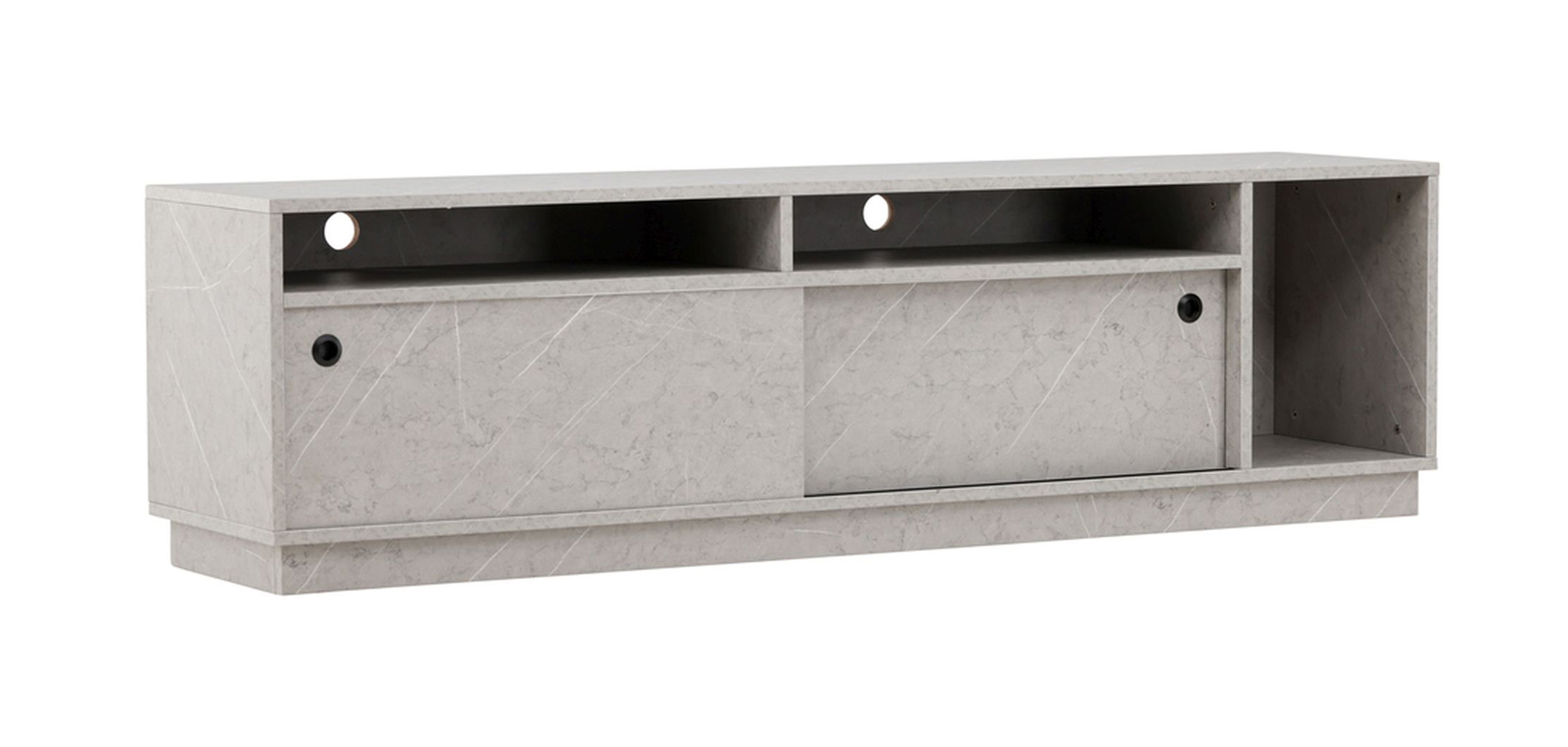 Szafka RTV Sacruzy 180x50 cm szara - zdjęcie 1