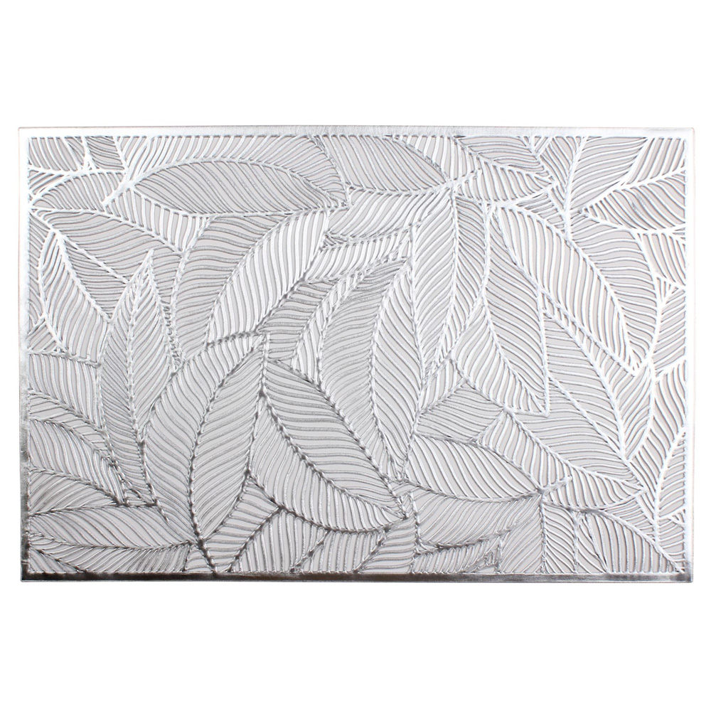 Podkładka pod talerz Gingembre 45x30 cm srebrna - zdjęcie 1