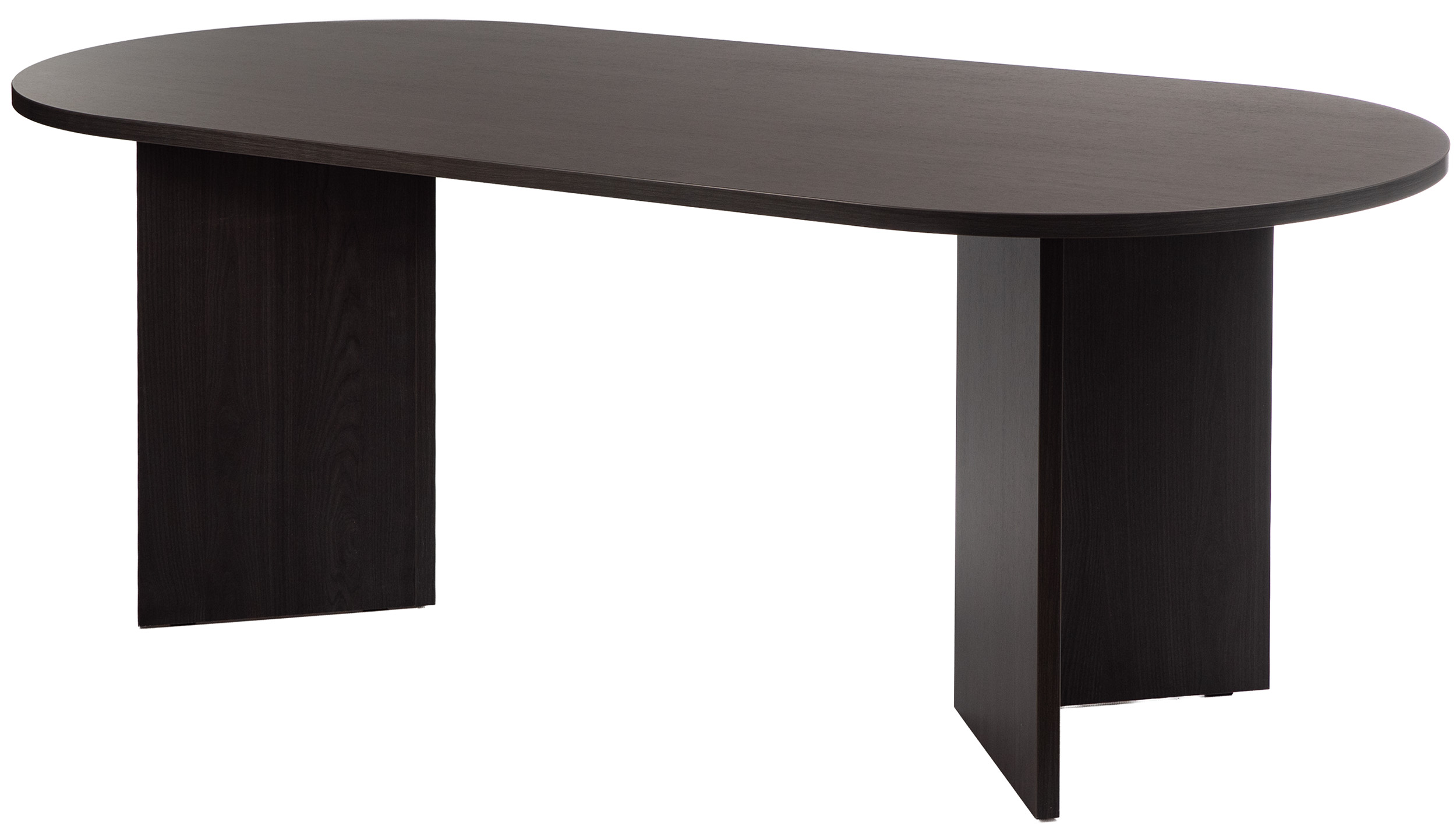Table Ovo 204 cm Frêne Portland Noir - zdjęcie 1