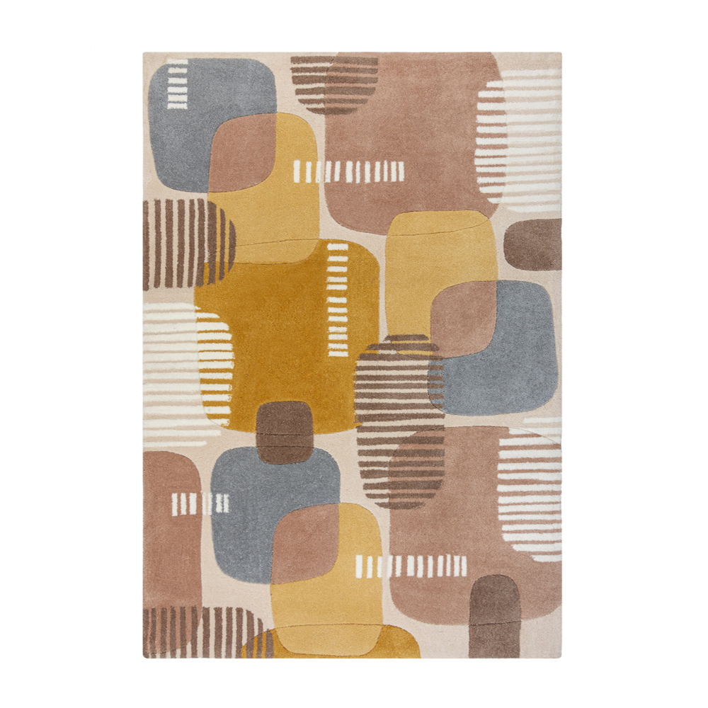 Dywan syntetyczny Pop ochra - zdjęcie 1