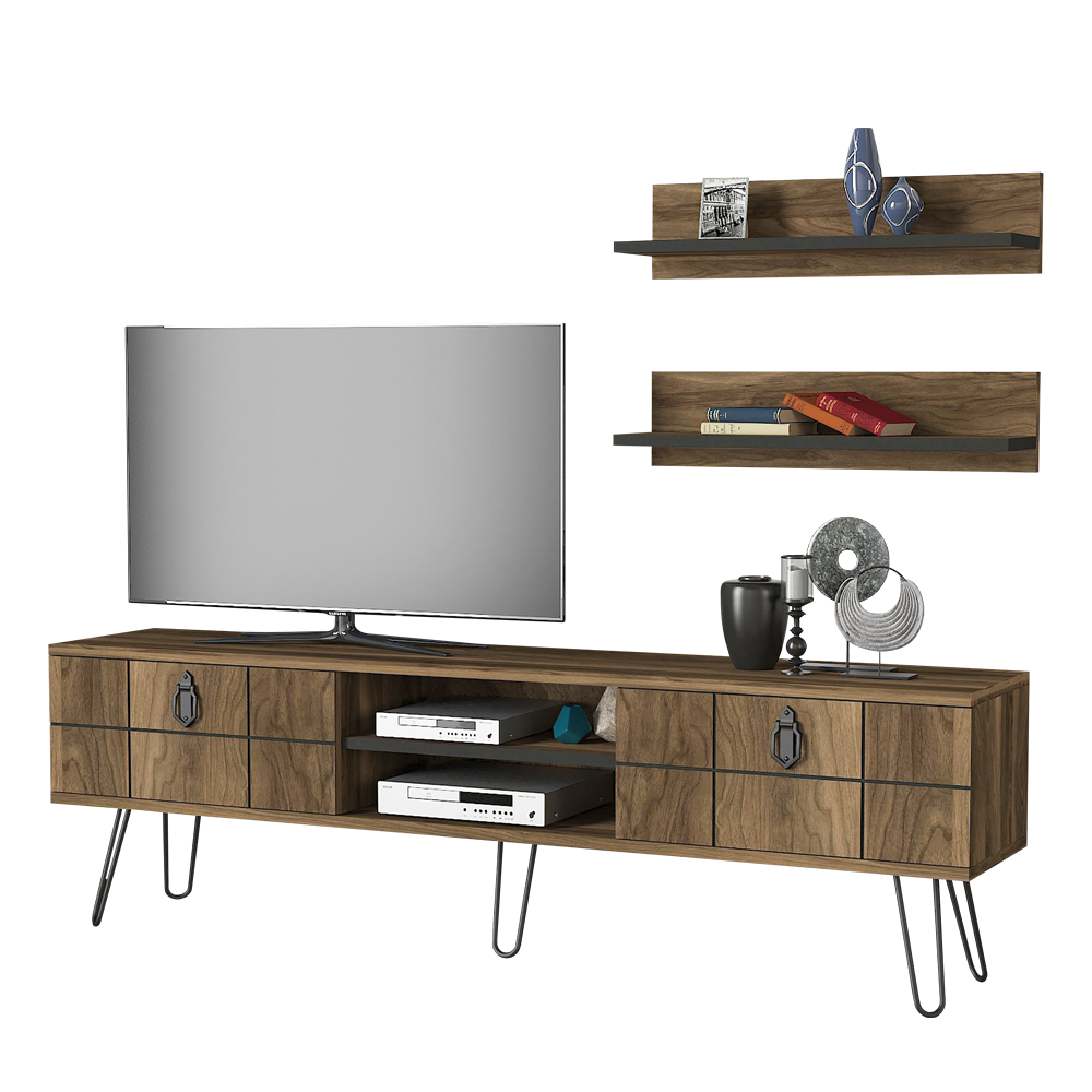 Szafka RTV Symetricol z dwiema półkami - zdjęcie 1