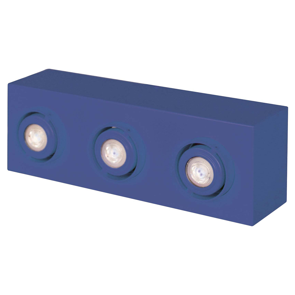 Lampa sufitowa Boxie x3 LEGO mini niebieska - zdjęcie 1