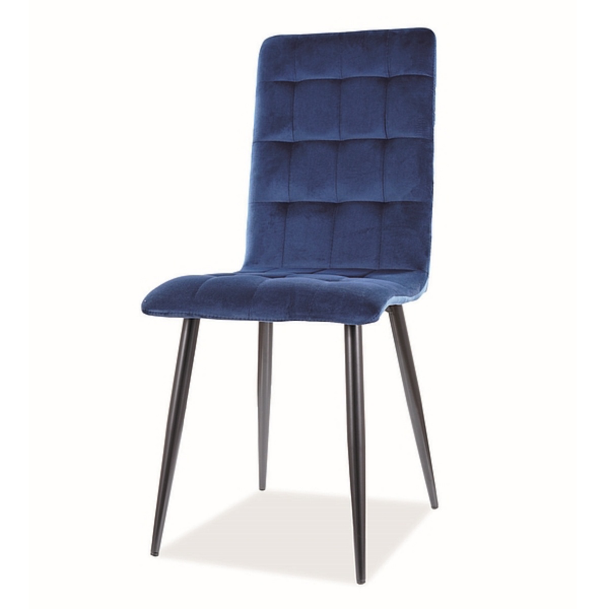 Krzesło tapicerowane Molveno granatowy velvet