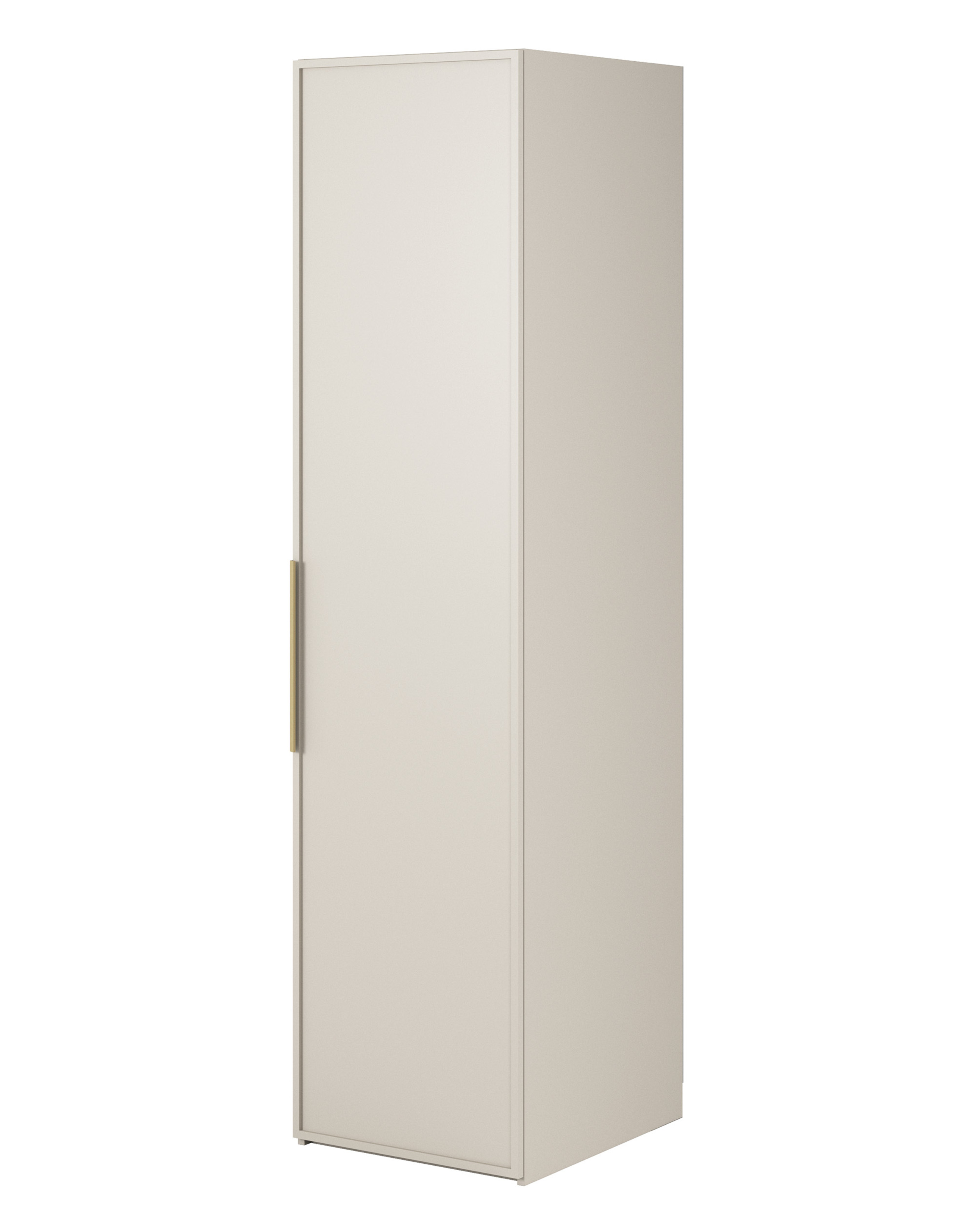 Szafa jednodrzwiowa Frame 50 cm Szary beż - zdjęcie 1