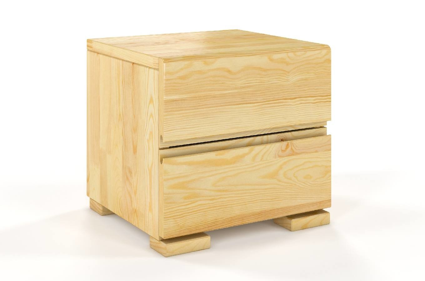 Szafka nocna Loke z drewna sosnowego Naturalny - zdjęcie 1