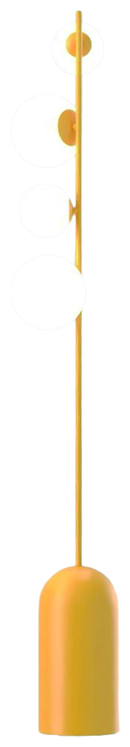 Lampa podłogowa Etno x4 pomarańczowa - zdjęcie 1