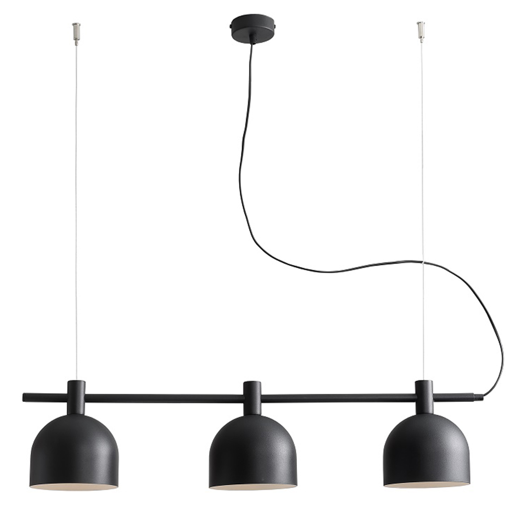 Żyrandol Fiene x3 czarny - zdjęcie 1