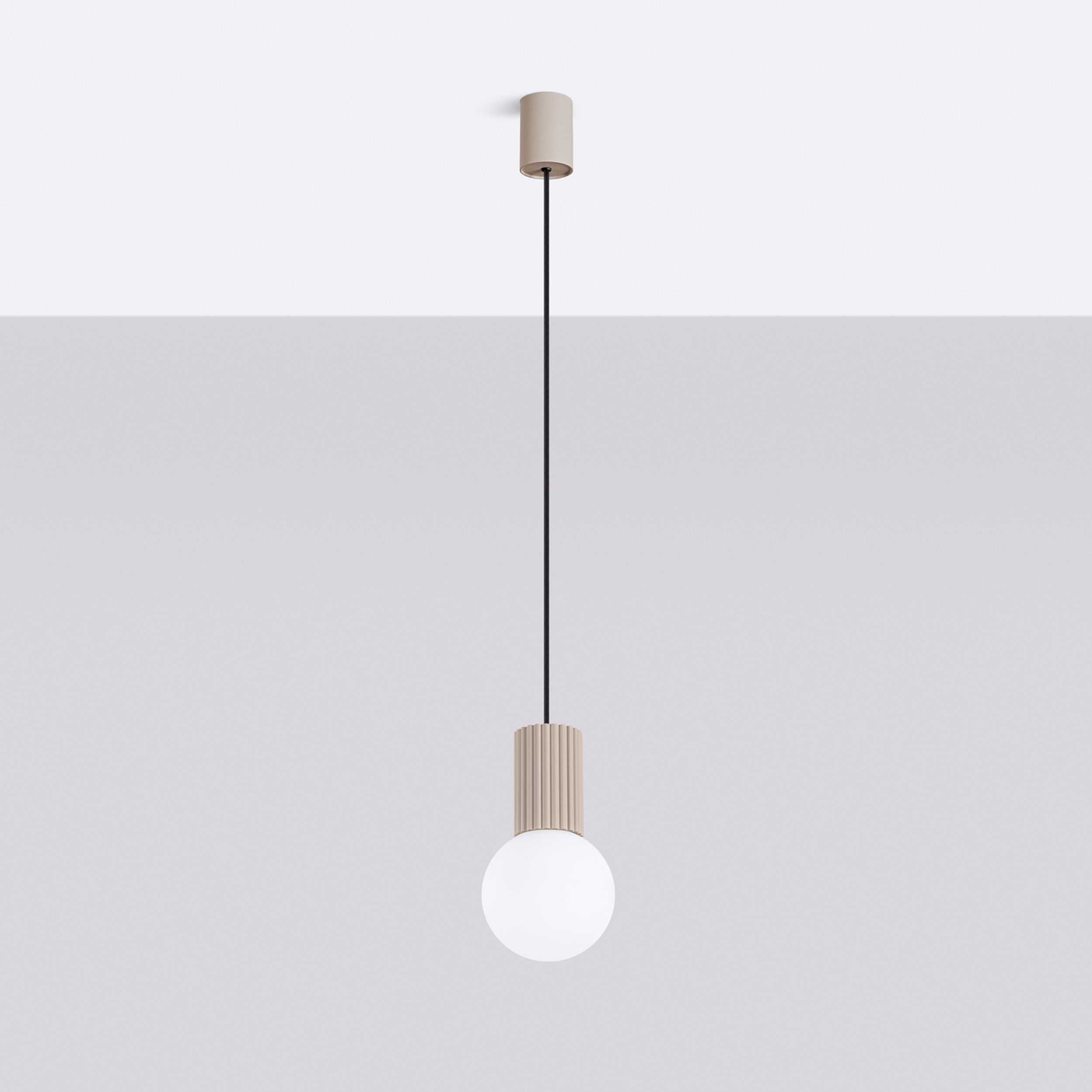 Lampa wisząca Halo 1 taupe