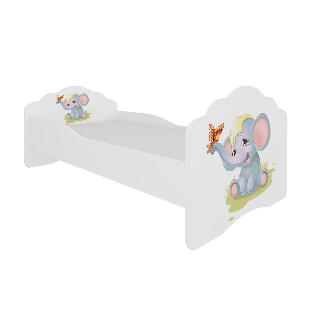 Łóżko dziecięce Sissa 140x70 cm Słonik - zdjęcie 1