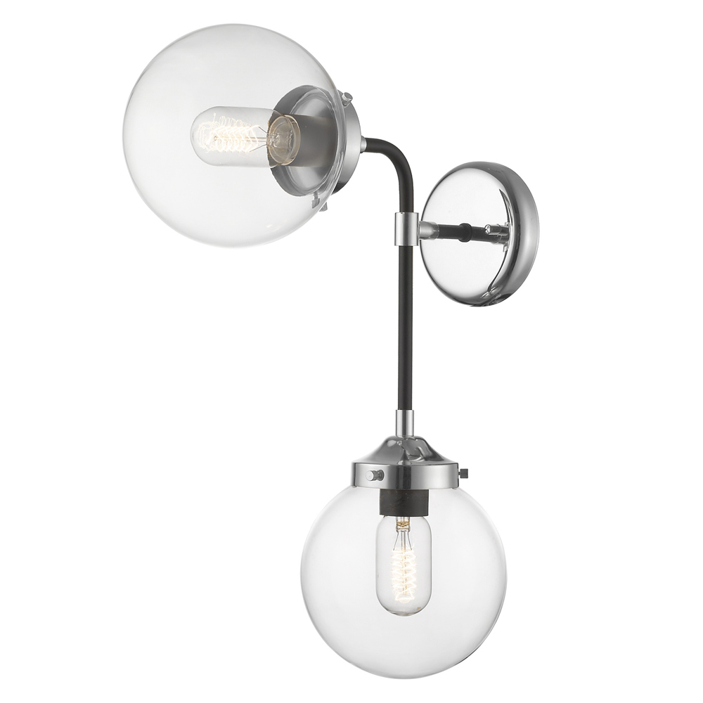 Kinkiet ścienny Ortona srebrny 50 cm - zdjęcie 1