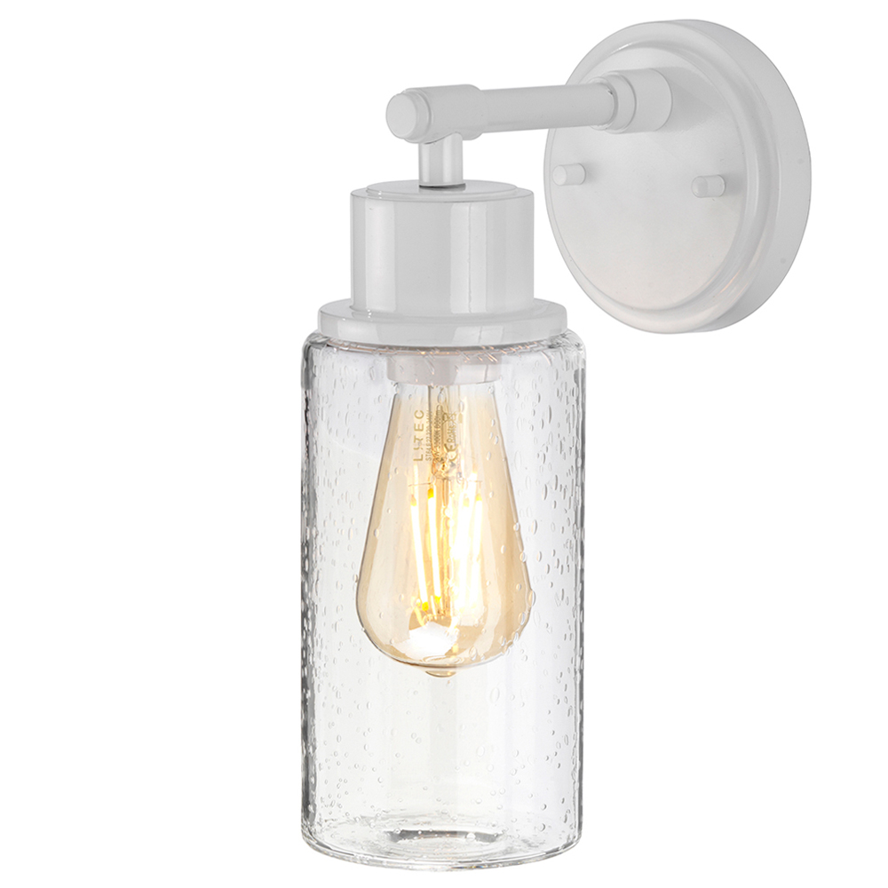 Kinkiet ścienny Morve szklany biały - zdjęcie 1