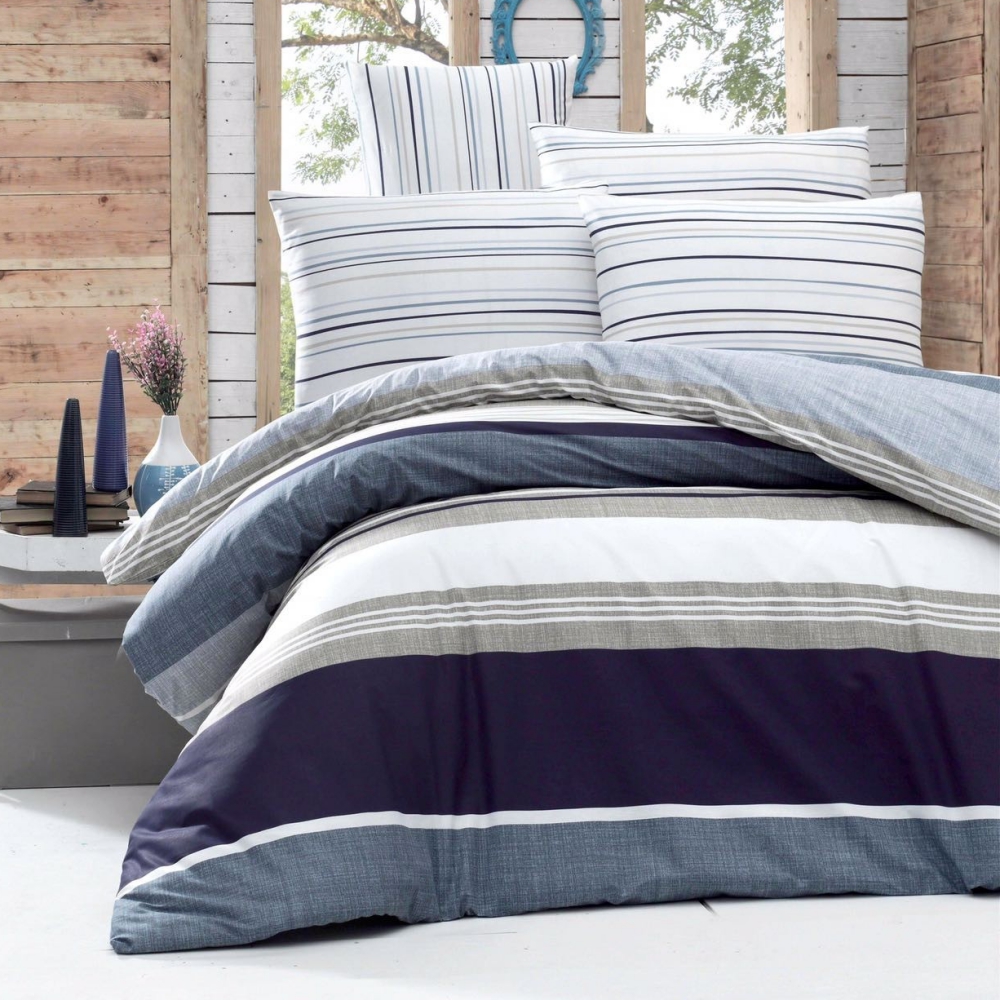 Komplet pościeli Mare 160x220 cm z poszewką na poduszkę 50x70 cm i z prześcieradłem - zdjęcie 1