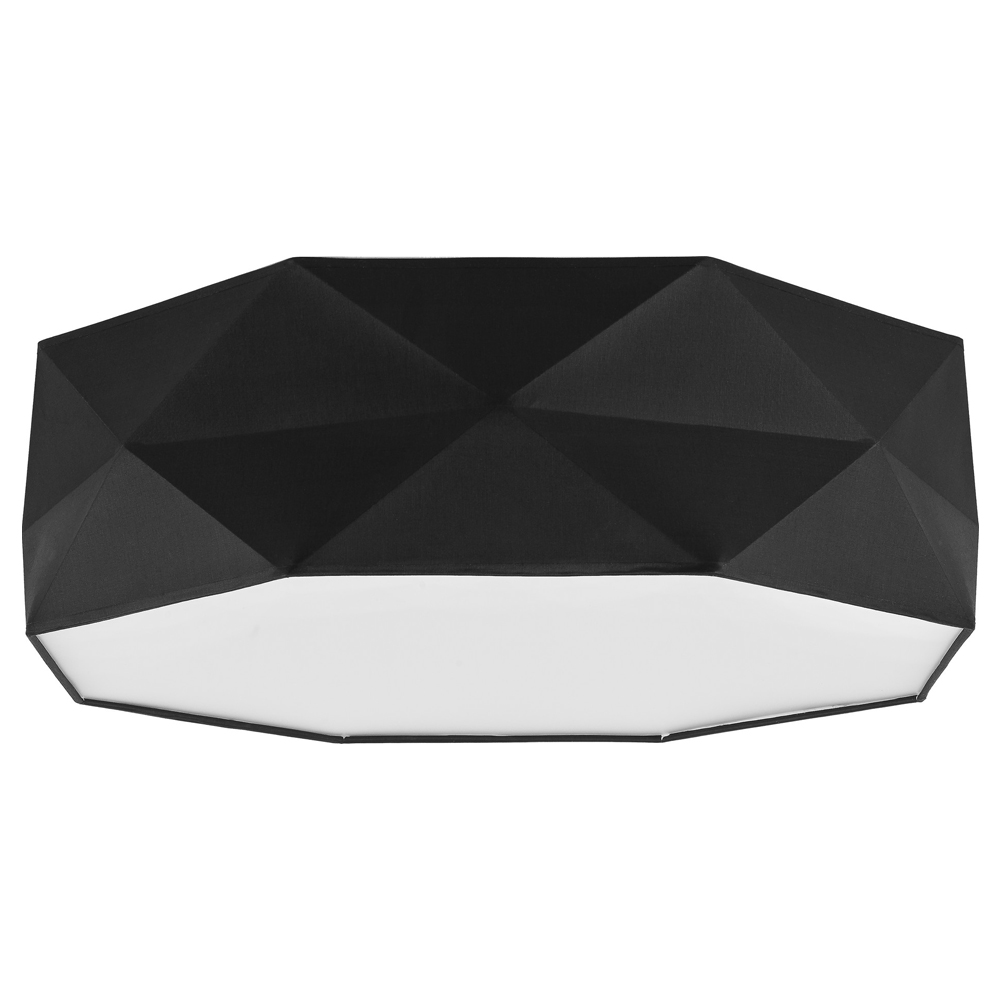 Plafon sufitowy Konte średnica 52 cm czarny - zdjęcie 1